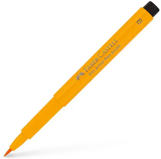 Faber-Castell Pitt Brush Pen – Dark Chrome Metallic Ink 1