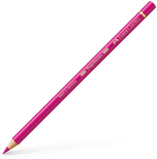 Faber-Castell Polychromos Colored Pencil – Fuchsia, Lightfast Professional Grade 1