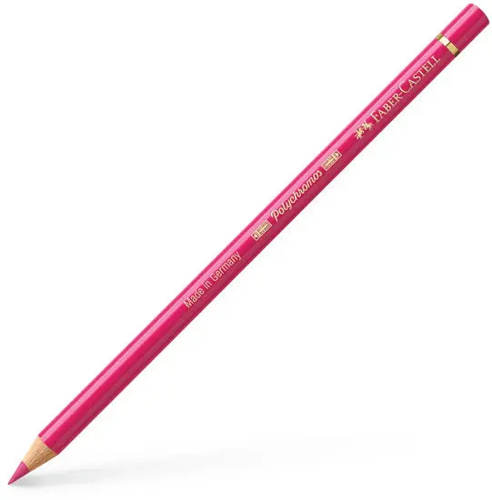 Faber-Castell Polychromos Colored Pencil – Light Rose Carmine 1