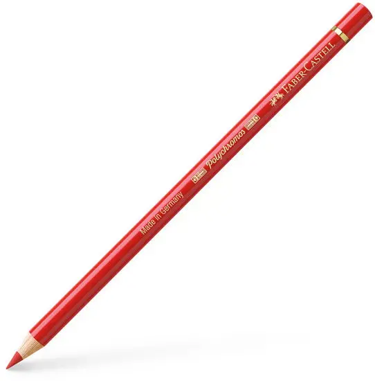 Faber-Castell Polychromos Colored Pencil – Scarlet Red 1