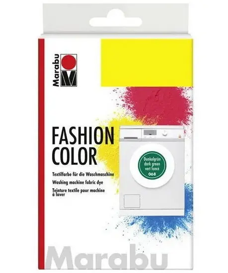 Fabric Dye For Washing Machines – Rich Dark Green, All-Fiber Compatible 1