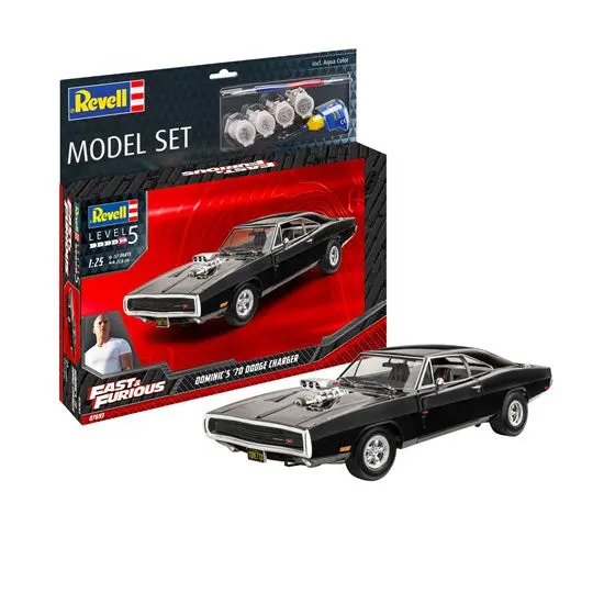 Fast & Furious 1:24 Scale Model Kit – Dominic’S 1970 Dodge Charger 1