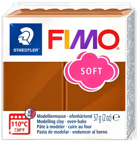 Fimo Soft Polymer Clay – Caramel Color, Oven-Bake Modeling Material 1