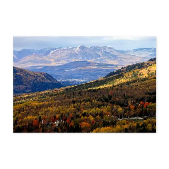 Fine Art Acrylic Print: 'Charlevoix Mountains' Landscape, 16 × 24 Inches 1