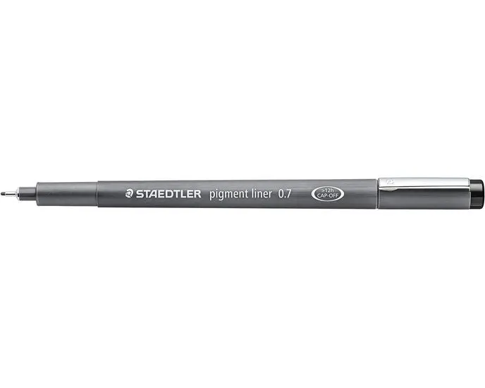 Fine-Line Black Felt Tip Pen – 0.7 Mm Precision Point 1