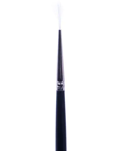 Fine Liner Brush With Short Handle And Synthetic Bristles (Size 0) 1