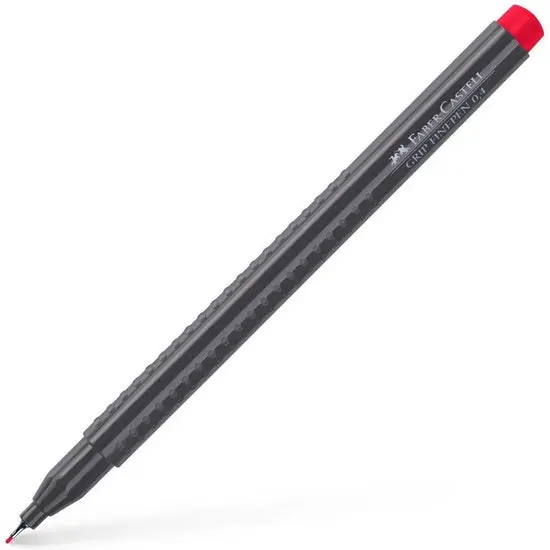 Fine Liner Pen – Carmine Red, Precision Tip 1