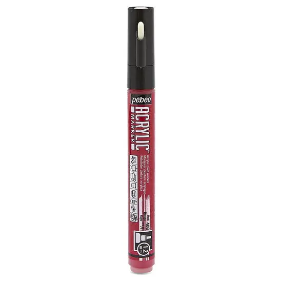 Fine-Tip Red Paint Marker – 1.2 Mm Tip, Decomarker Style 1