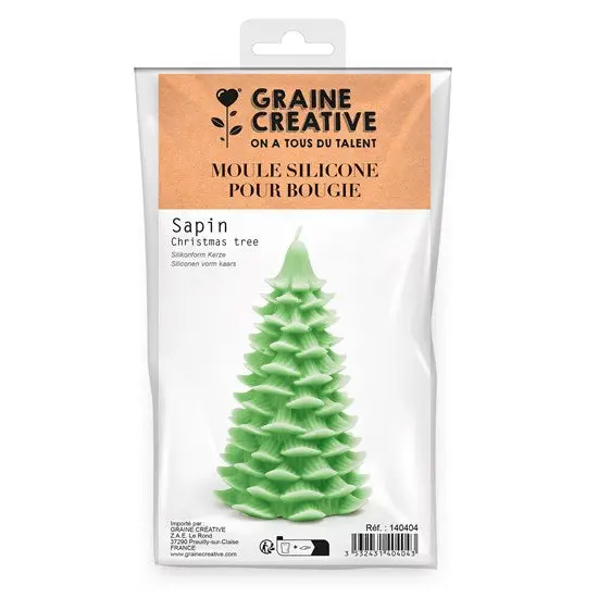 Flexible Christmas Tree Silicone Candle Mold – 9 Cm × 15.2 Cm 1