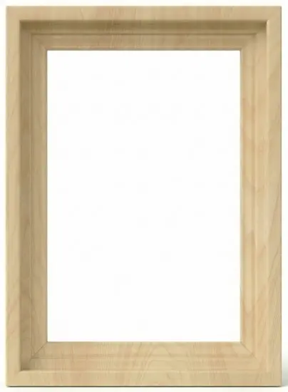 Floating Gallery Frame With Wood-Grain Finish – 18×24 Inches 1