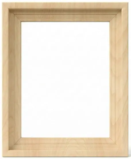 Floating Gallery Frame – Wood-Effect Display Frame, 20×20 Inches 1