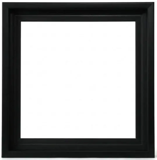 Floating Museum Frame – Black, 30 X 30 Inches 1