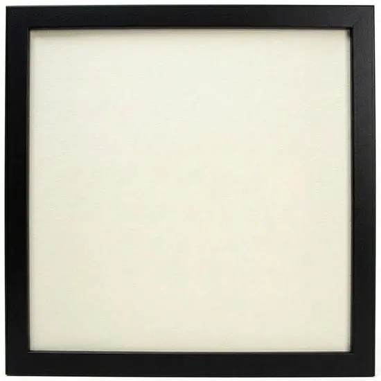Floating Picture Frame, 8" × 8", Matte Black Finish 1