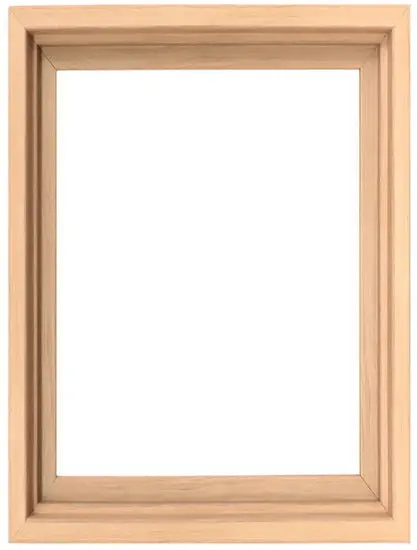 Floating Picture Frame With Wood-Grain Finish – 30×40 Inches 1