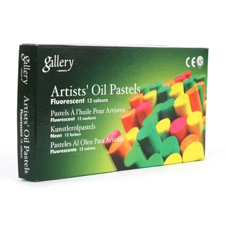 Fluorescent Oil Pastel Set – Artists’ Grade Vibrant Colors 1