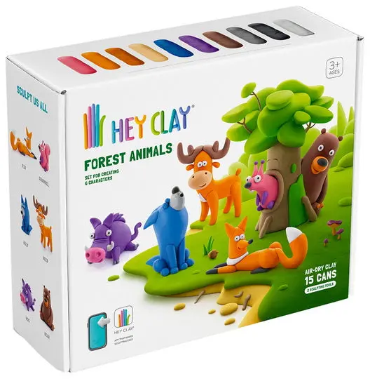 Forest Animal Modeling Clay Set 1
