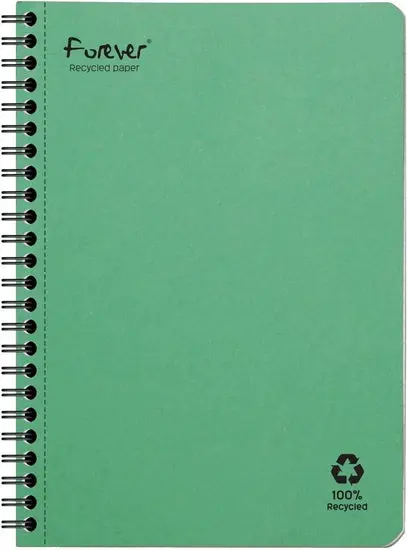 Forever A5 Wirebound Notebook – Ruled, 120 Pages, Assorted Colors 1