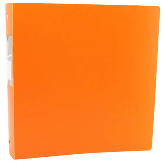 Frosted Binding Spine In Orange, 2-Inch Diameter 1