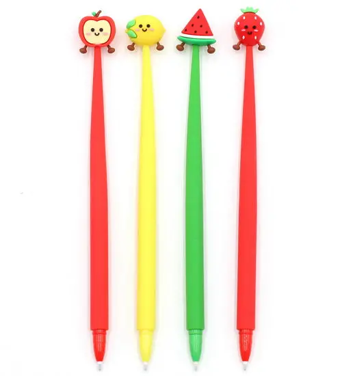 Fruit-Scented Gel Ink Pen – 4As Refillable Design 1