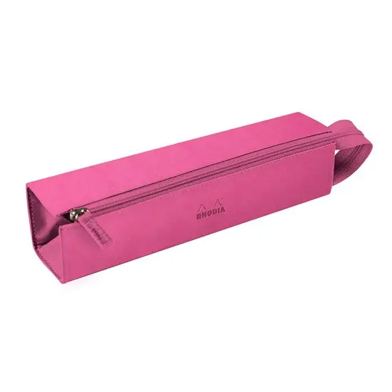 Fuchsia Zippered Pencil Case – Compact Storage Pouch 1