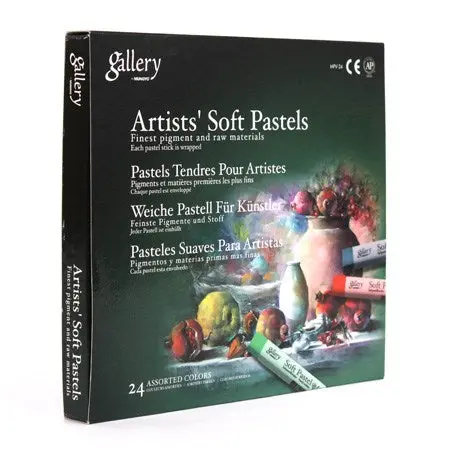 Gallery-Grade Soft Pastels – 24-Color Assortment 1