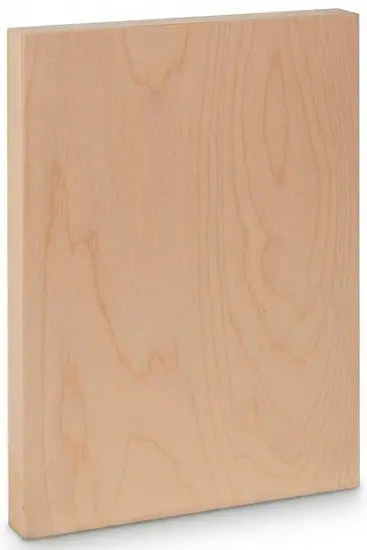 Gallery-Wrapped Wood Panel – 8×10 Inch Blank Canvas Surface 1