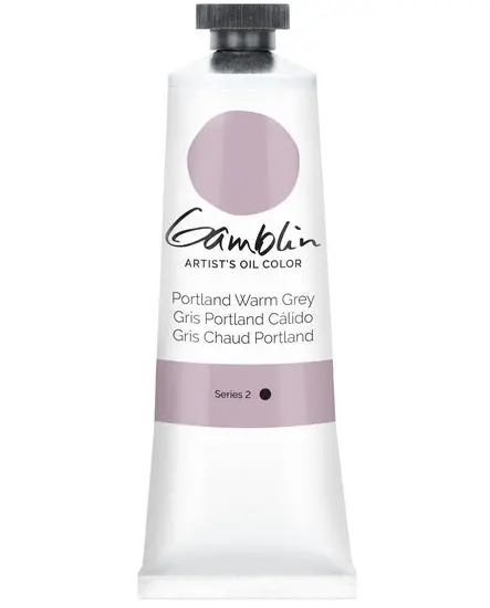 Gamblin Oil Color – Portland Warm Grey, 37Ml Tube (Series 2) 1