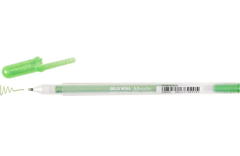 Gelly Roll Metallic Gel Ink Pen – Emerald Green (0.4 Mm Tip) 1