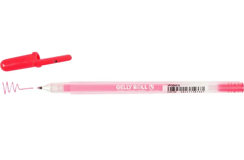 Gelly Roll Moonlight Gel Pen – Fluorescent Red, 0.5Mm Tip 1