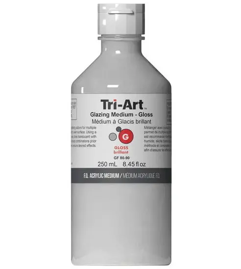 Gloss Glazing Medium – 250Ml Transparent Acrylic Finishing Additive 1