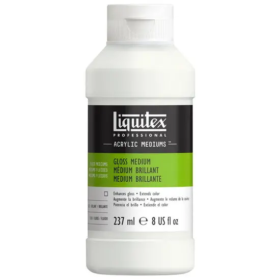 Gloss Medium – 237Ml, Versatile Acrylic Blending & Glazing Additive 1