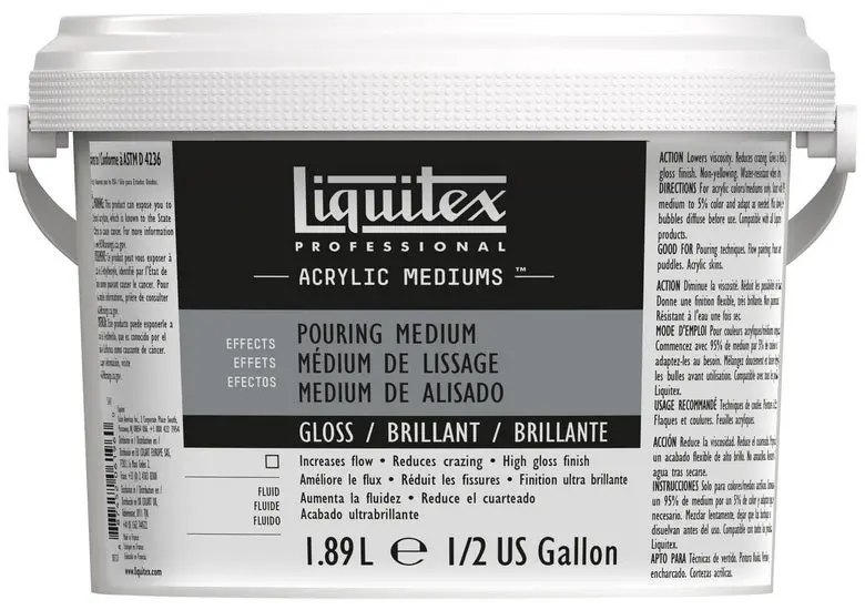 Gloss Pouring Medium For Acrylics – 237Ml Bottle 1