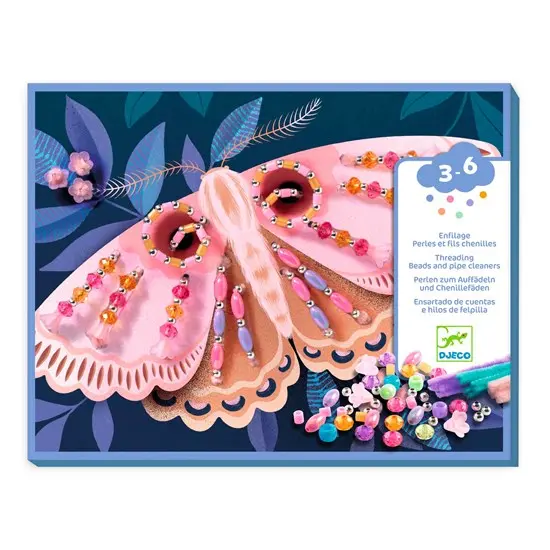 Glow-In-The-Dark Threading Beads & Pipe Cleaners Kit 1