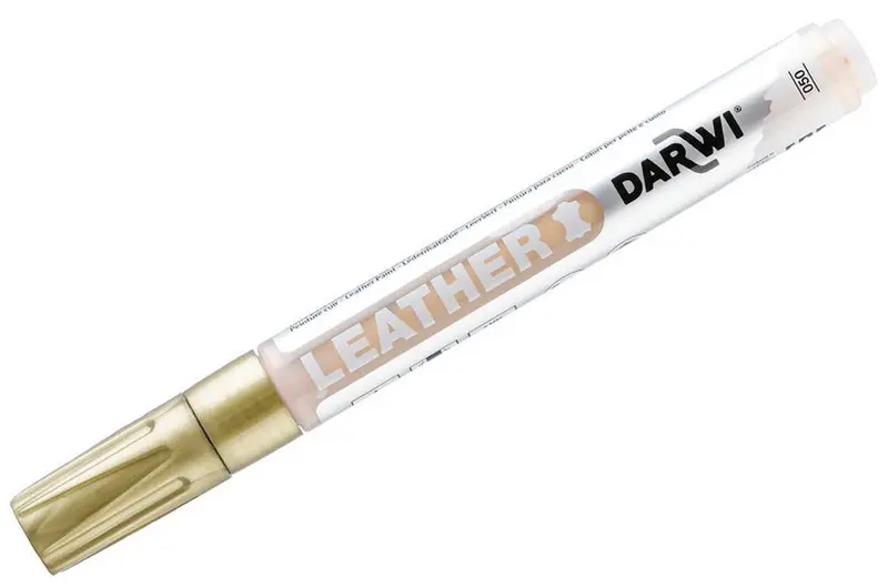 Gold Leather Paint Marker – Metallic Finish, 1Ml 1
