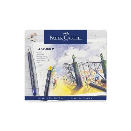 Goldfaber 24-Pack Premium Colored Pencils For Artists 1