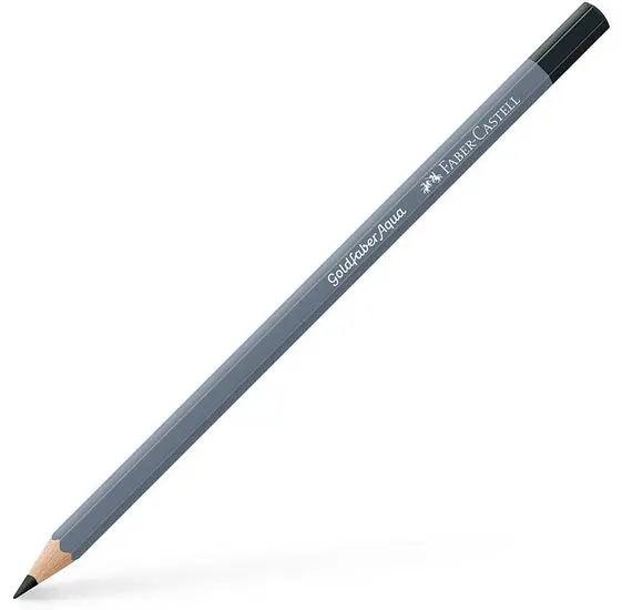 Goldfaber Aqua Watercolor Pencil – Rich Black, Water-Soluble & Layerable 1