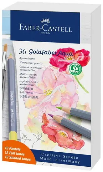 Goldfaber Aqua Watercolor Pencil Set – 36 Colors 1