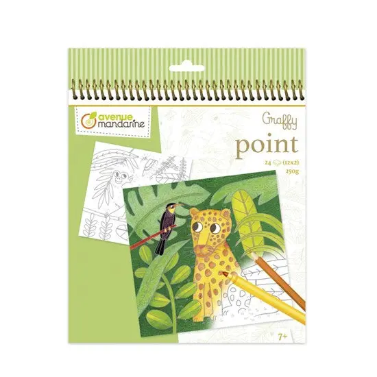 Graffy Point Marker – Jungle-Themed Illustration Set 1