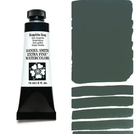 Graphite Gray Watercolor Tube – S1 Series, 15Ml 1