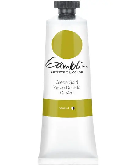 Green Gold Oil Paint Tube – 37Ml (Series 4 Professional Grade) 1