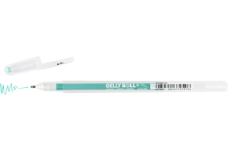 Green Stardust Gel Ink Pen – 0.5 Mm Gelly Roll 1