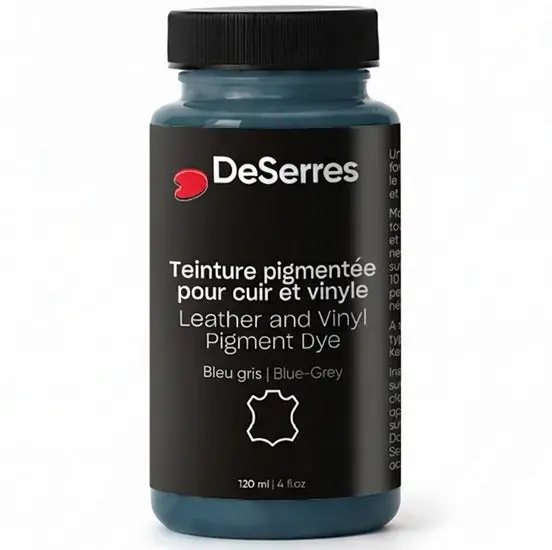 Grey-Blue Leather & Vinyl Pigment Dye – 1 Ml Precision Coloring Solution 1