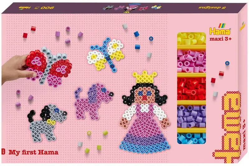 Hama Maxi Princess & Animals Gift Box – Large Themed Craft Set 1