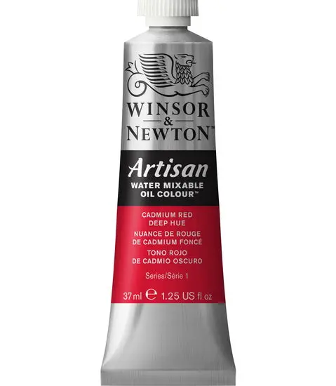Handcrafted Cadmium Red Deep Oil Paint – 37Ml Artist Grade 1