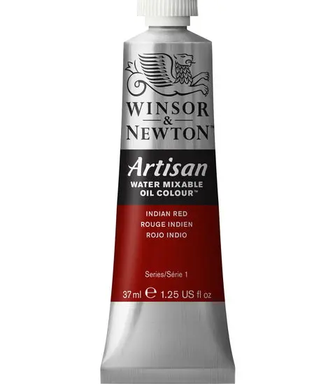 Handcrafted Indian Red Oil Paint – 37Ml Artist Tube 1