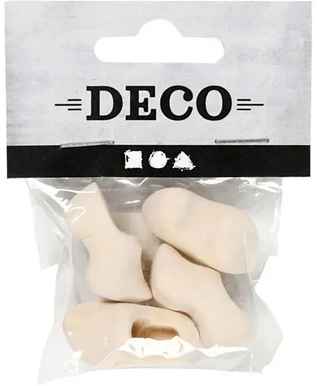 Handcrafted Wooden Dutch Clog Miniatures – Set Of 2 1