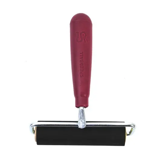 Hard Rubber Linocut Brayer – 4 In Diameter For Printmaking 1