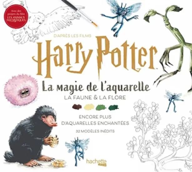 Harry Potter Watercolor Art Book: Flora And Fauna Of The Wizarding World 1