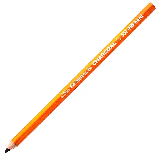 Hb Charcoal Drawing Pencil, Soft Core, Standard Size 1