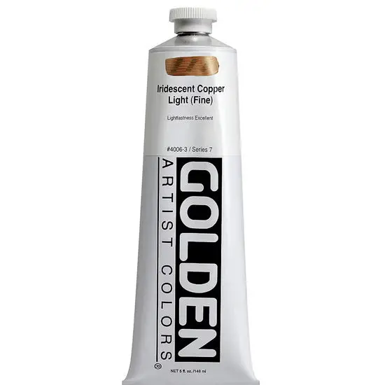 Heavy-Body Acrylic – Iridescent Copper Light Fine, 5 Oz (Series 7) 1